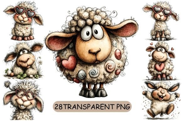 28 Whimsical Sheep PNG Clipart Set: A Practical Guide for Creative Workflows