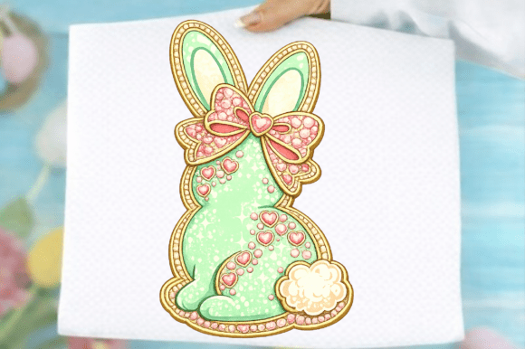 Embracing the Soft Aesthetic: The Rise of the Coquette Easter Bunny Glitter Png