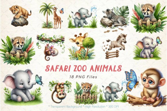 Safari Zoo Animals Clipart Bundle: A Practical Guide for Creators