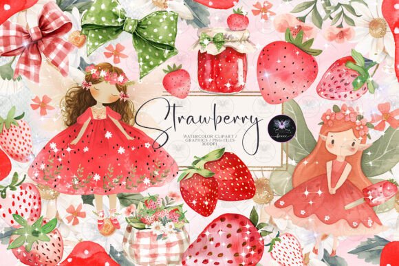 Strawberry Fairy Clipart: A Guide to Whimsical Digital Illustrations